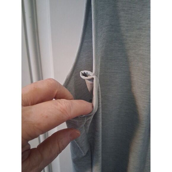 Sleeveless 5 Button Top Under Armour Heatgear Women's Gray XL 14 - Picture 7 of 8